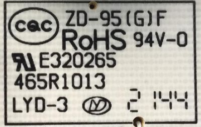 FUENTE DE PODER ORIGINAL PARA TV SHARP / ONN / NUMERO DE PARTE 9012-112A47-16005061-S / 9012-112A47-16005061 / 465R1013 / LYP04390D0 / NE5000A / 82NE0071C-B / 471R1P89 / MODELO 4T-C55DL7UR / 100012586 55" - Imagen 4